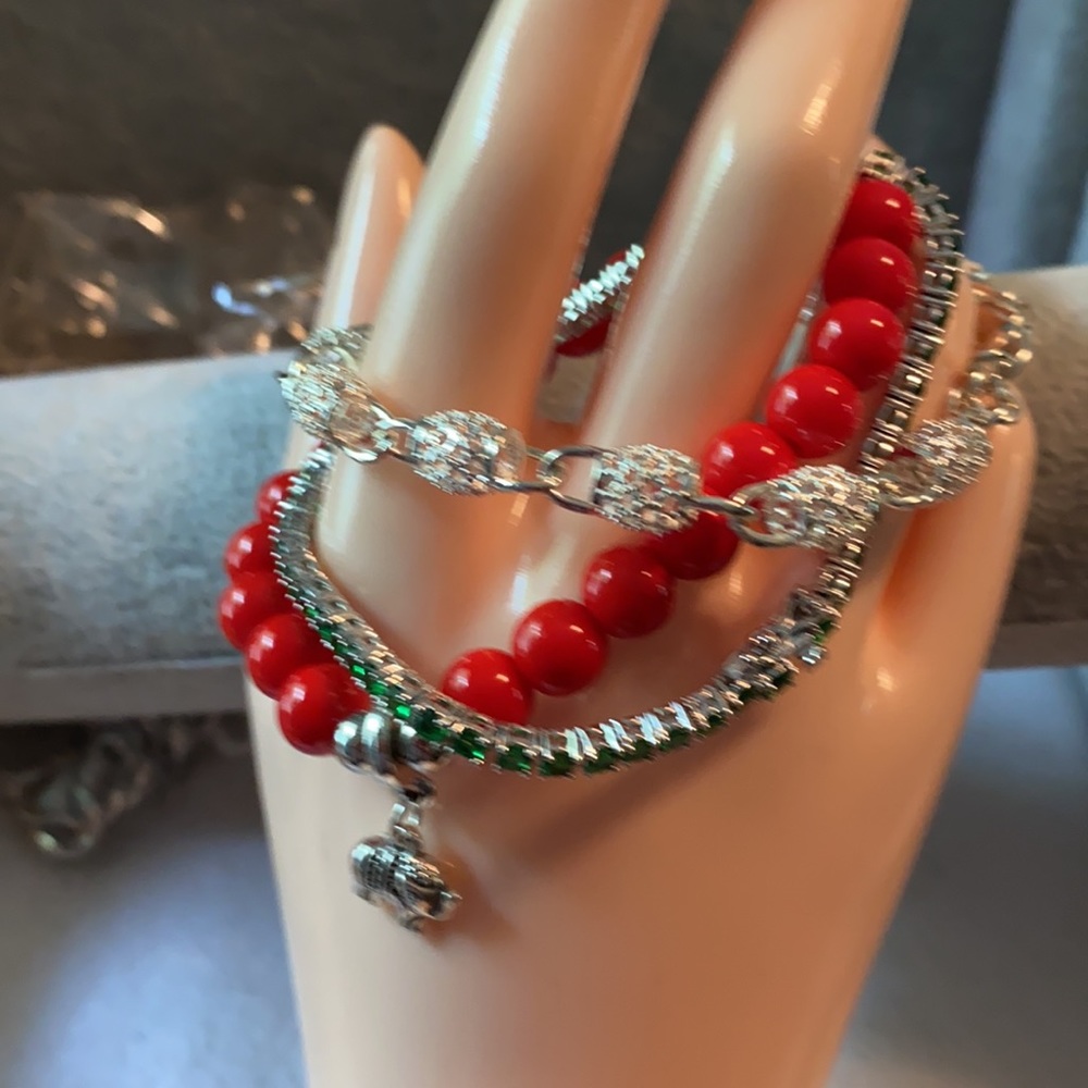 Bundle of 3 bracelets. One size  $20.00